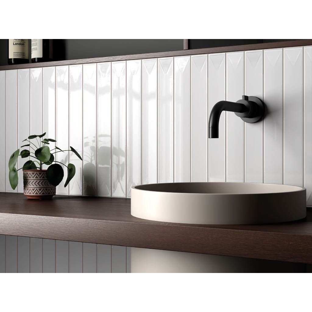 Настенная плитка Equipe (Эквип) Vitral Axis Snow 5x40 см