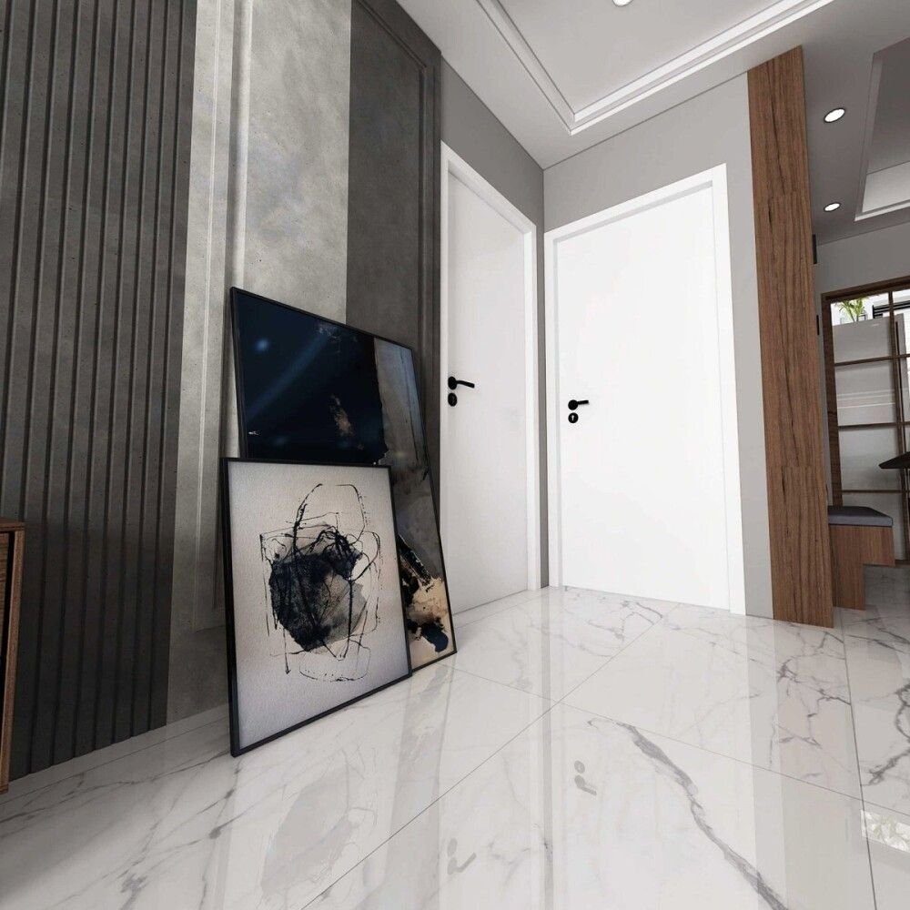Керамогранит Global Tile Andrea Белый 60х120 см GT1206015903PDR
