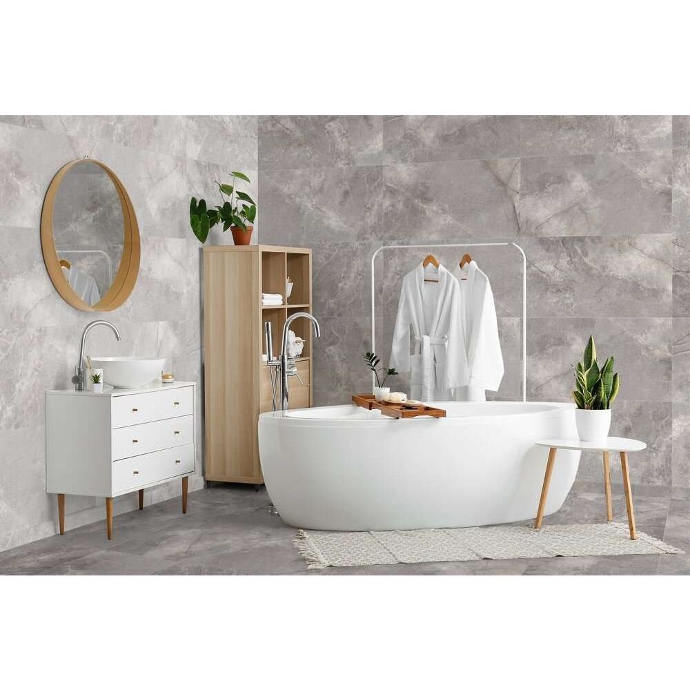 Керамогранит Global Tile Twist Серый 60х120 см GT120608506MCR