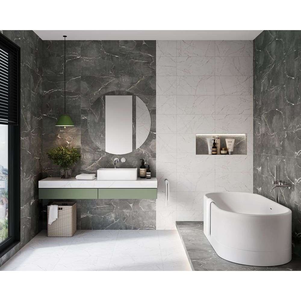 Керамогранит Global Tile Antares Белый 30х60 см GT226VG