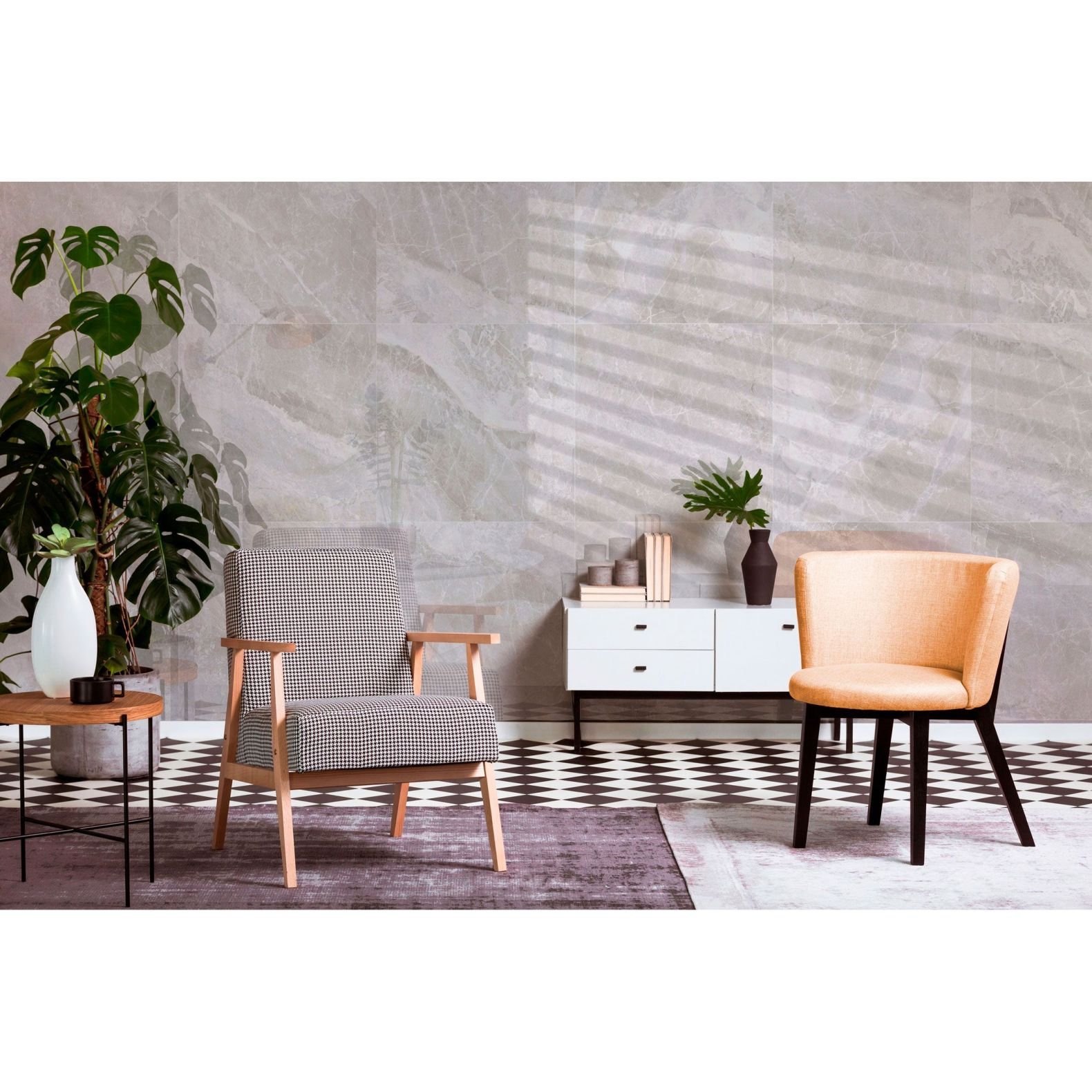 Керамогранит Global Tile (Глобал Тайл) Accord Серый 60х120 см GT120607215PR/30