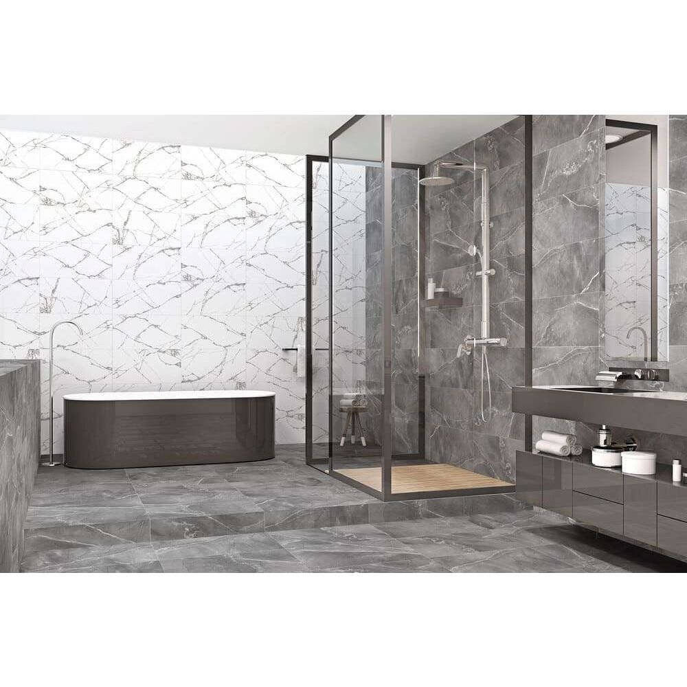 Керамогранит Global Tile (Глобал Тайл) Corona Белый 30х60 см 6260-0246-1031