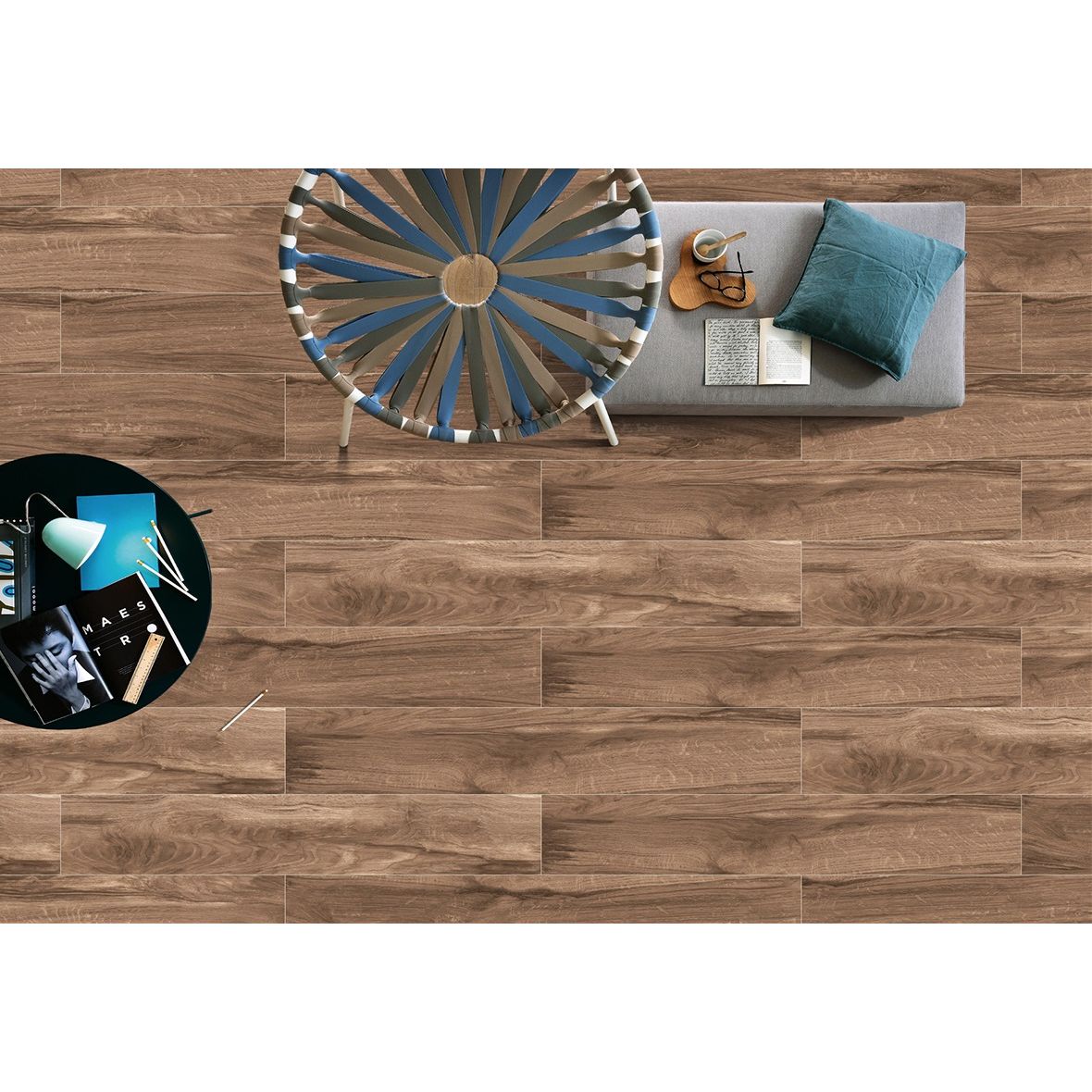 Керамогранит Azario (Азарио) Nutwood Light Matt 20х120 см, P231123223WM