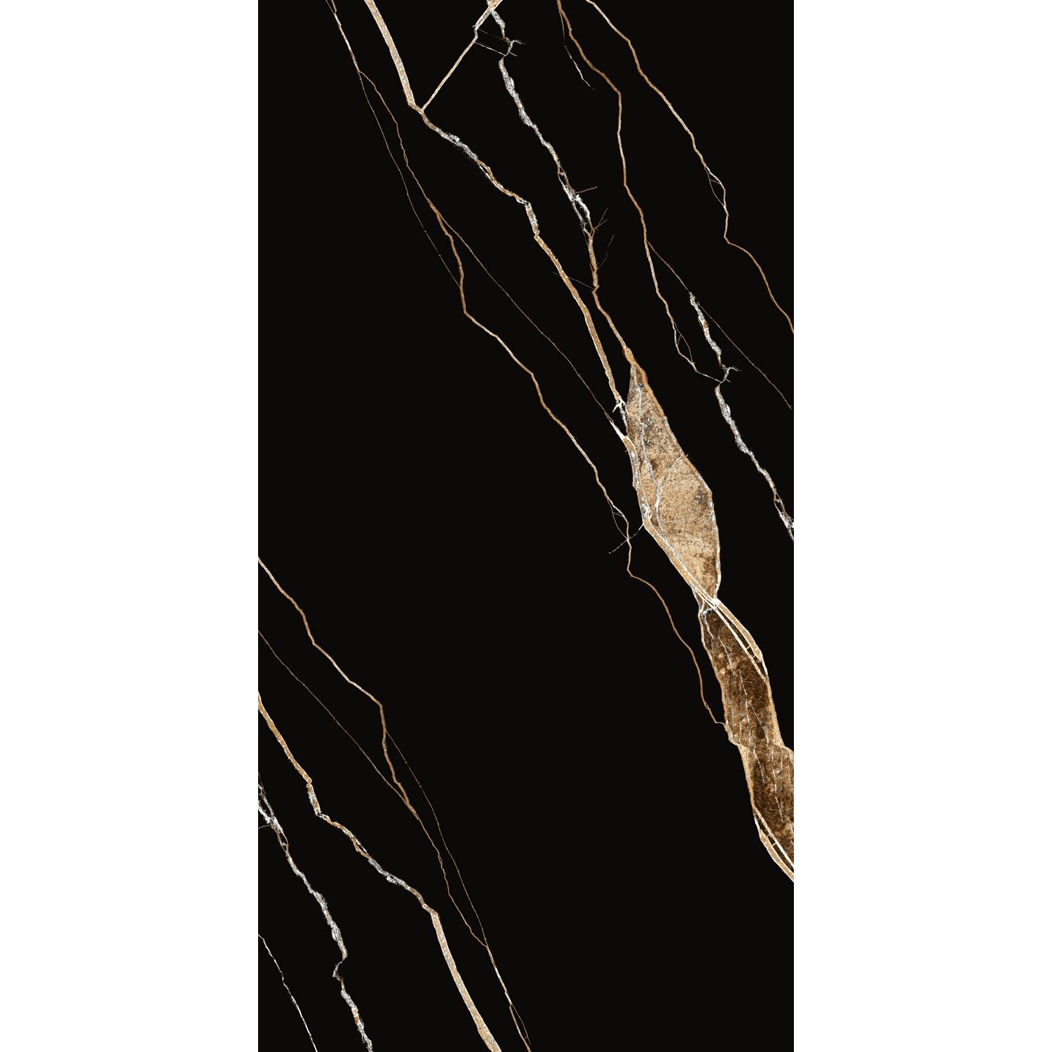 Керамогранит Azario (Азарио) Volcano Black High Glossy 60х120 см, P3110821120HG