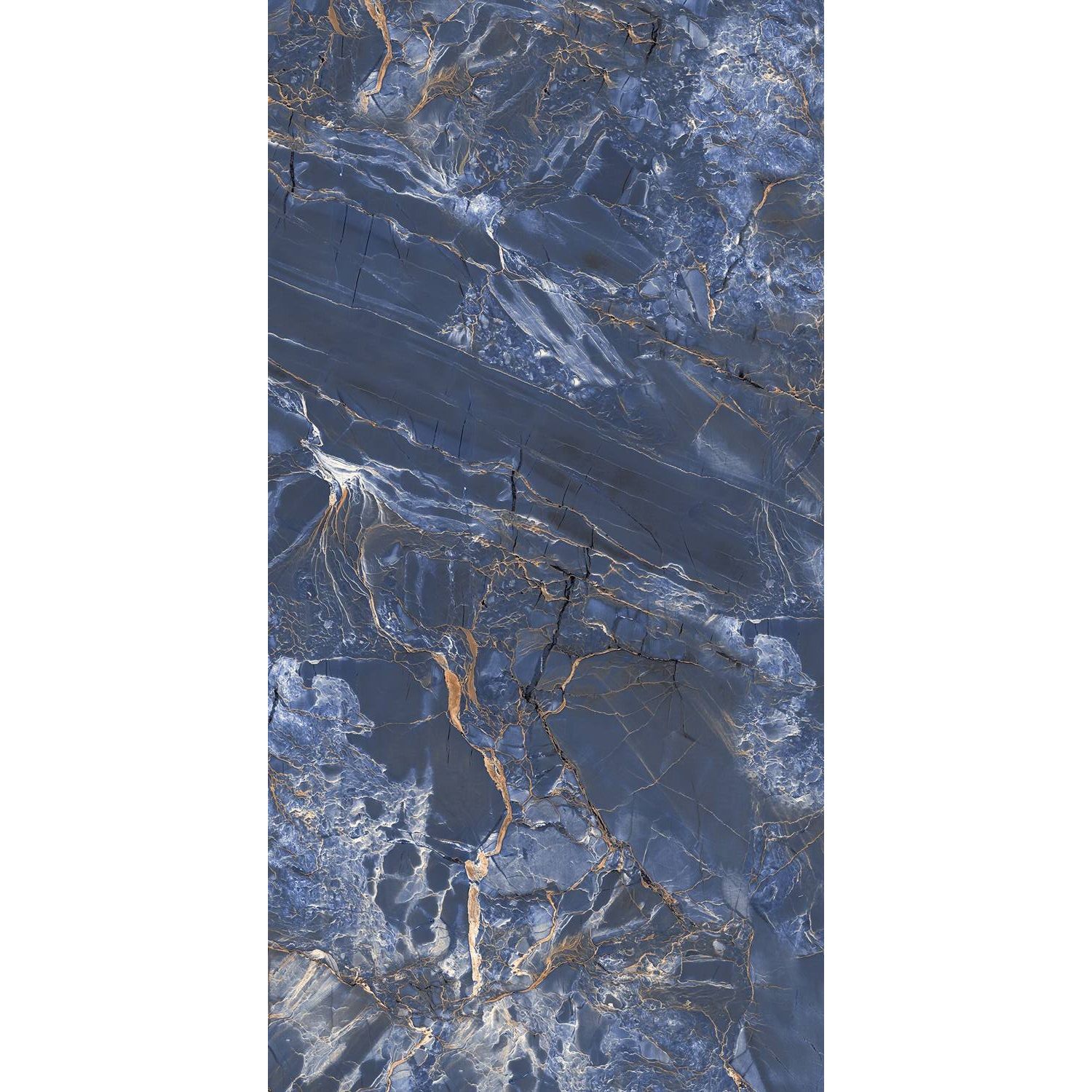 Керамогранит Azario (Азарио) Crystal Blue High Glossy 60х120 см, P3090821120HG