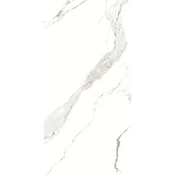 Керамогранит Belleza (Беллеза) Pearl Statuario (Golden Glossy Carving) 60х120 см, глянцевый, СК000042814