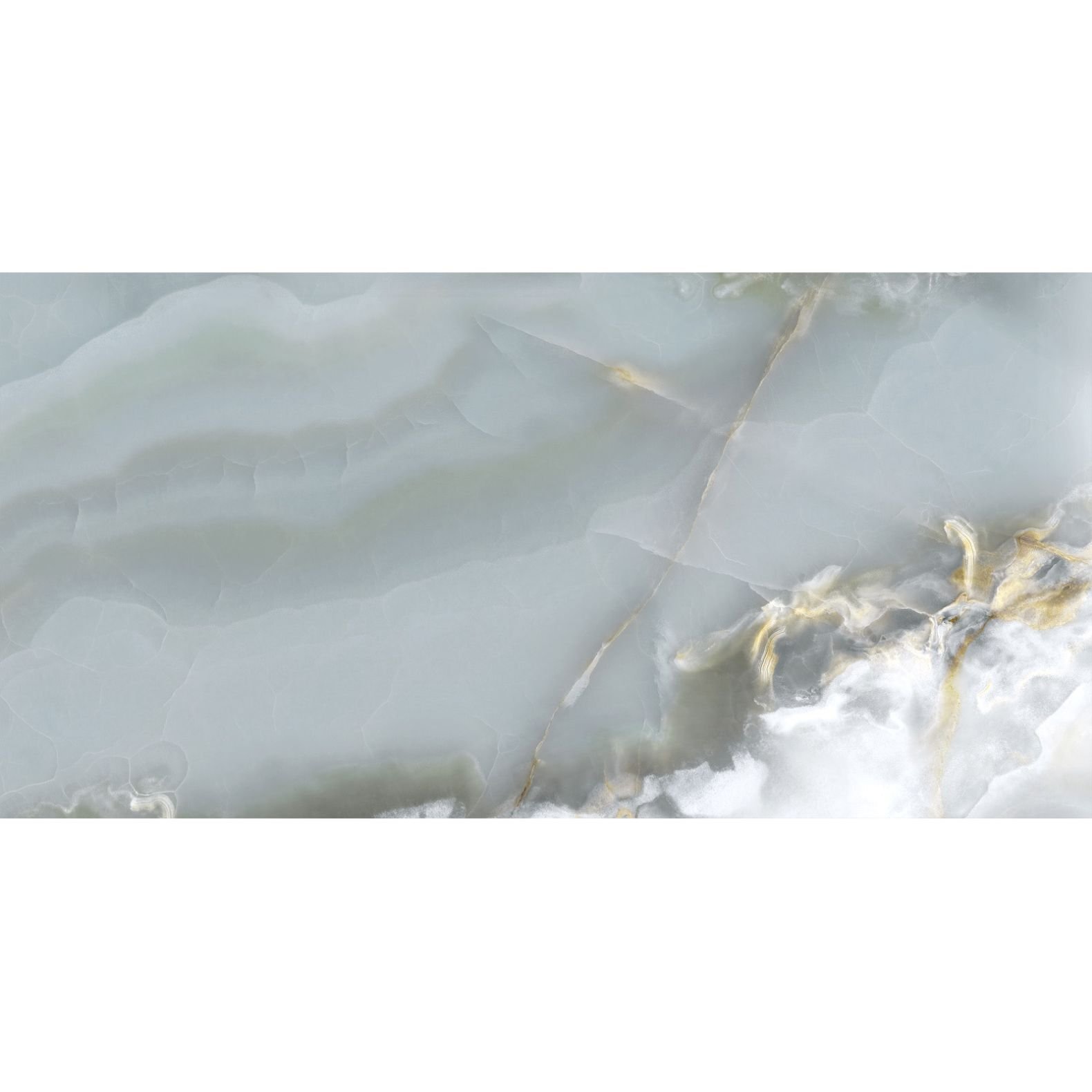 Керамогранит LCM (ЛКМ) Monaco Onyx Aqua полированный 60х120 см 60120MCA14P