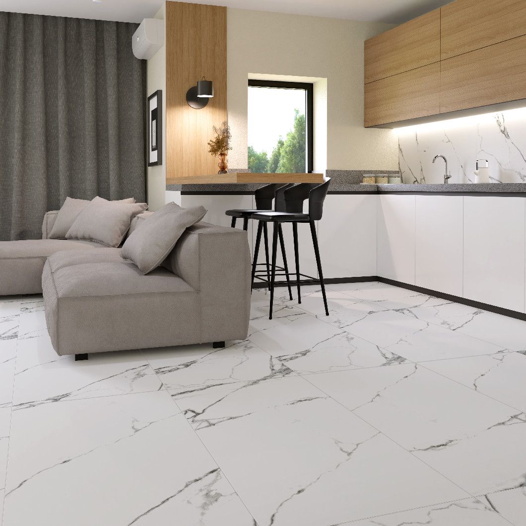 Керамогранит Granitea G390-Neiva White 60х120 см MR