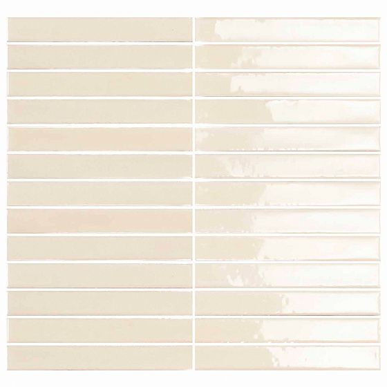 Мозаика Amadis Fine Tiles (Амадис) (Амадис Файн Тайлс) Short Stick Ivory 29.2x29.5 см (элемент 2х15 см)