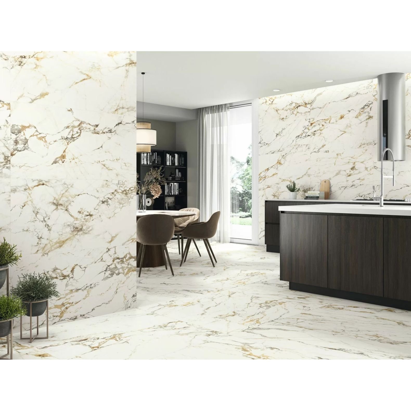 Керамогранит Baldocer (Балдокер) Bellagio Gloss Rectificado 40х120 см, ректификат