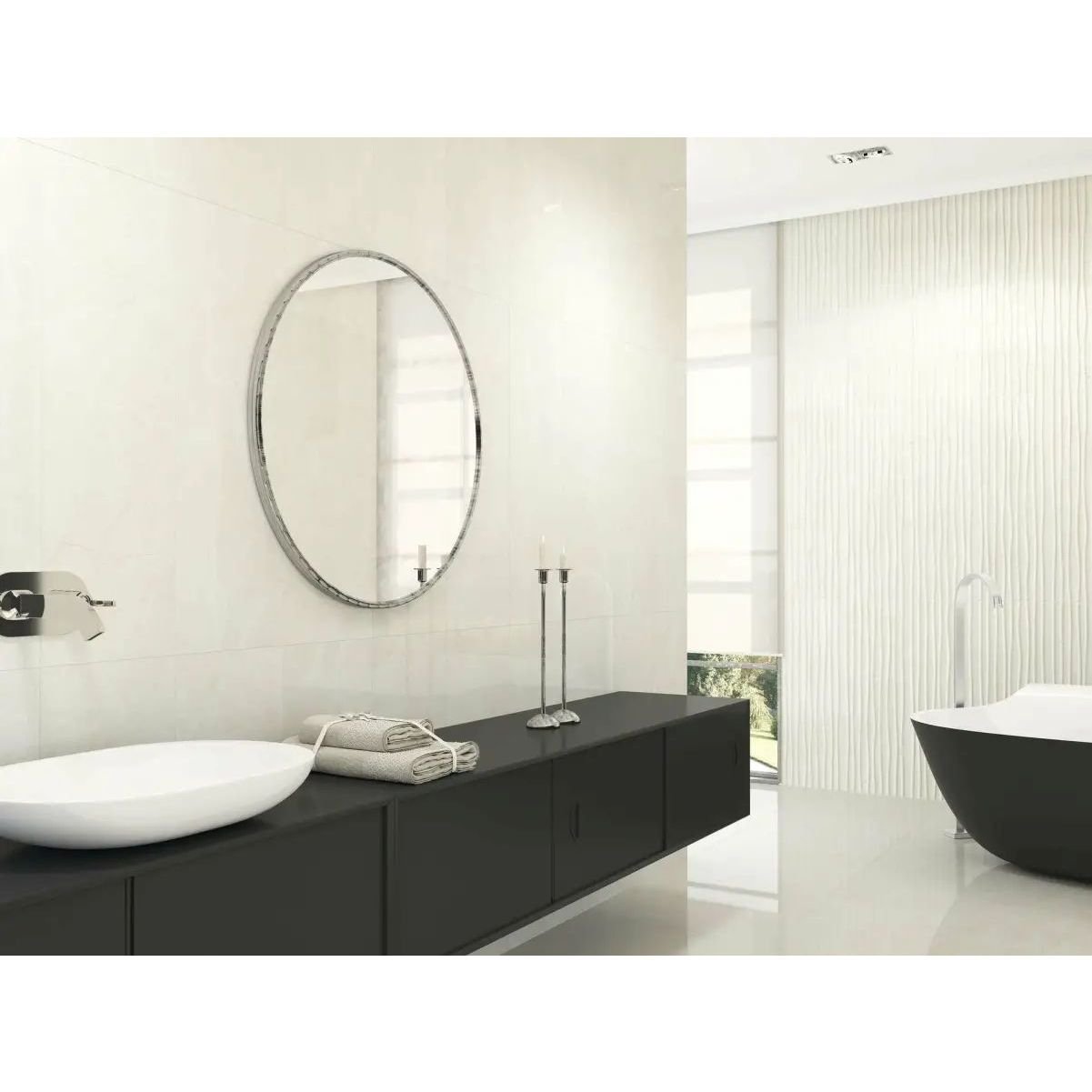 Керамическая плитка Baldocer (Балдокер) Velvet Pearl 30х90 см