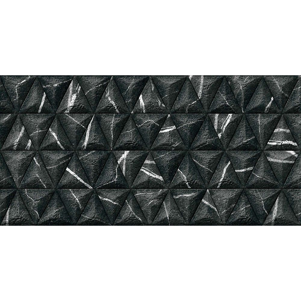 Настенная плитка Cube Ceramica (Куб Керамика) Hardrock Trigon Dark матовая 30х60 см