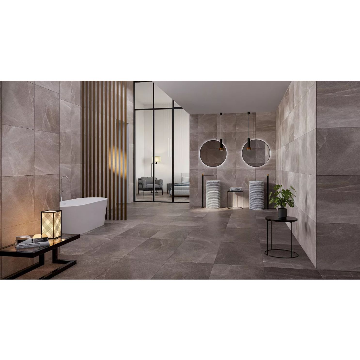 Керамогранит Prime Ceramics (Прайм Керамикс) Pulpis Light Grey 60х60 см ректификат матовый
