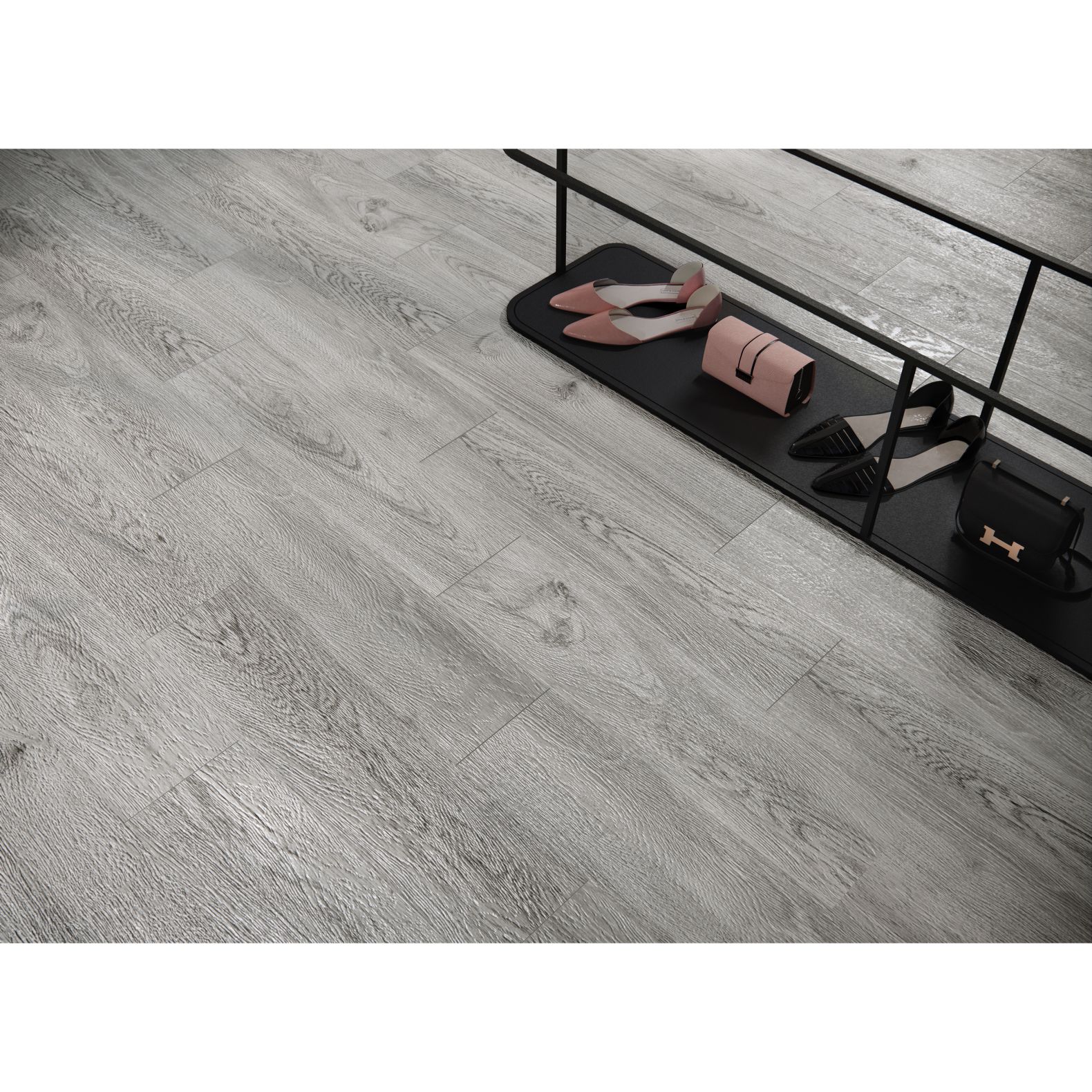 Керамогранит Eurotile Rus (Евротаил Рус) Savage GP Grey 14,7x59,4 см, 01-00133229