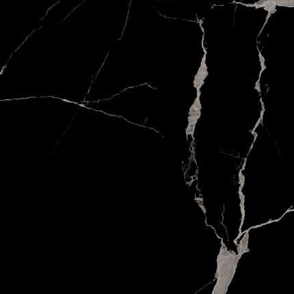 Керамогранит Eurotile Rus (Евротаил Рус) Statuario Black Pol 60x60 см, 7930138705122