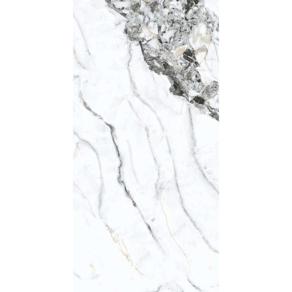 Керамогранит Basconi Home Bianco Gold Full Body Polished Белый 60x120 см BHW-0035-1