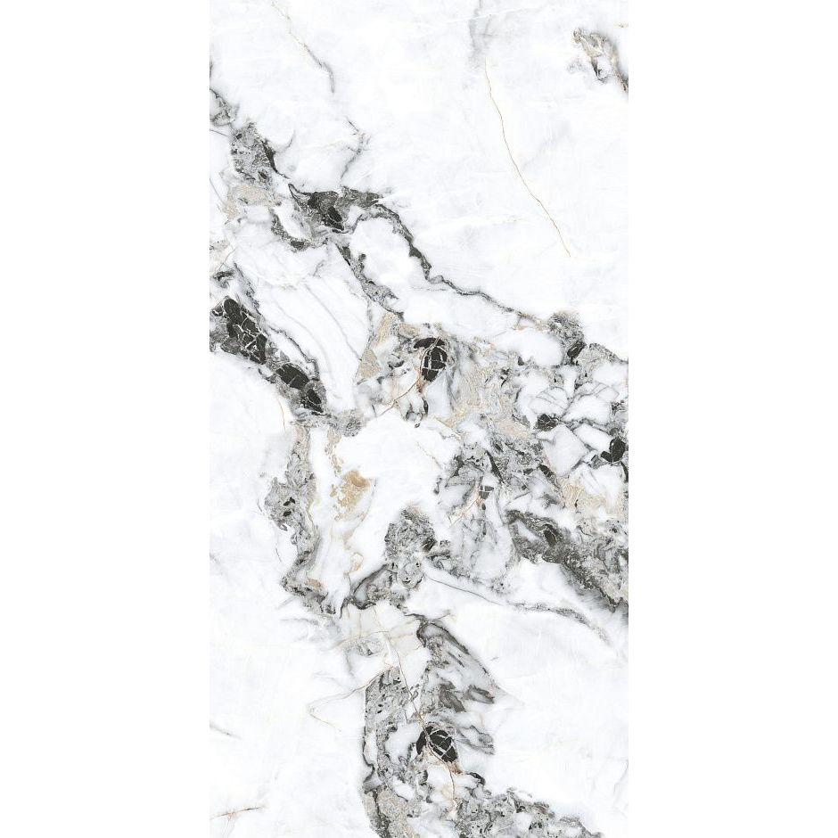 Керамогранит Basconi Home (Баскони Хоме) Bianco Gold Full Body-5 Polished Белый 60x120x1 см, BHW-0035-5(10)