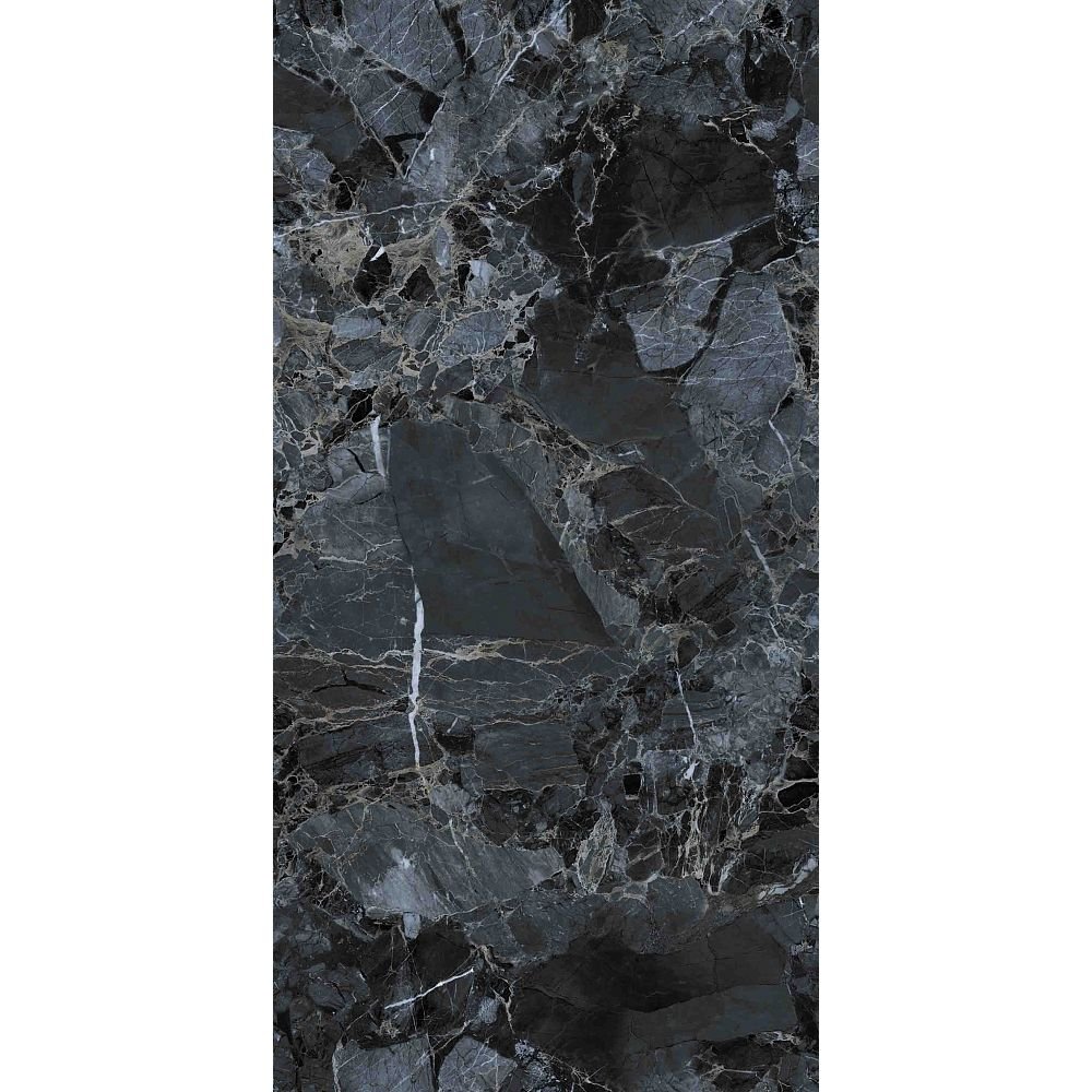 Керамогранит Basconi Home (Баскони Хоме) Night Jade Full Body Polished Черный 60х120 см BHW-0043