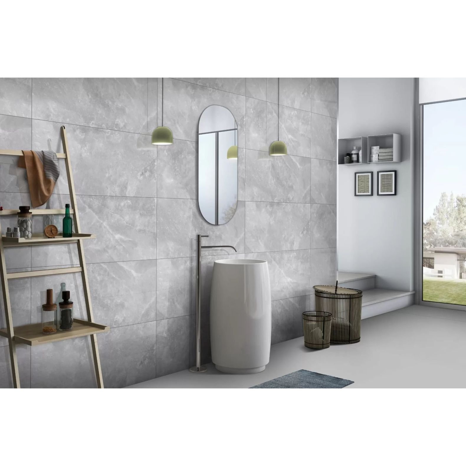 Керамогранит Bonton Ceramica (Бонтон Керамика) Vitoria Gris Polished 60х120 см