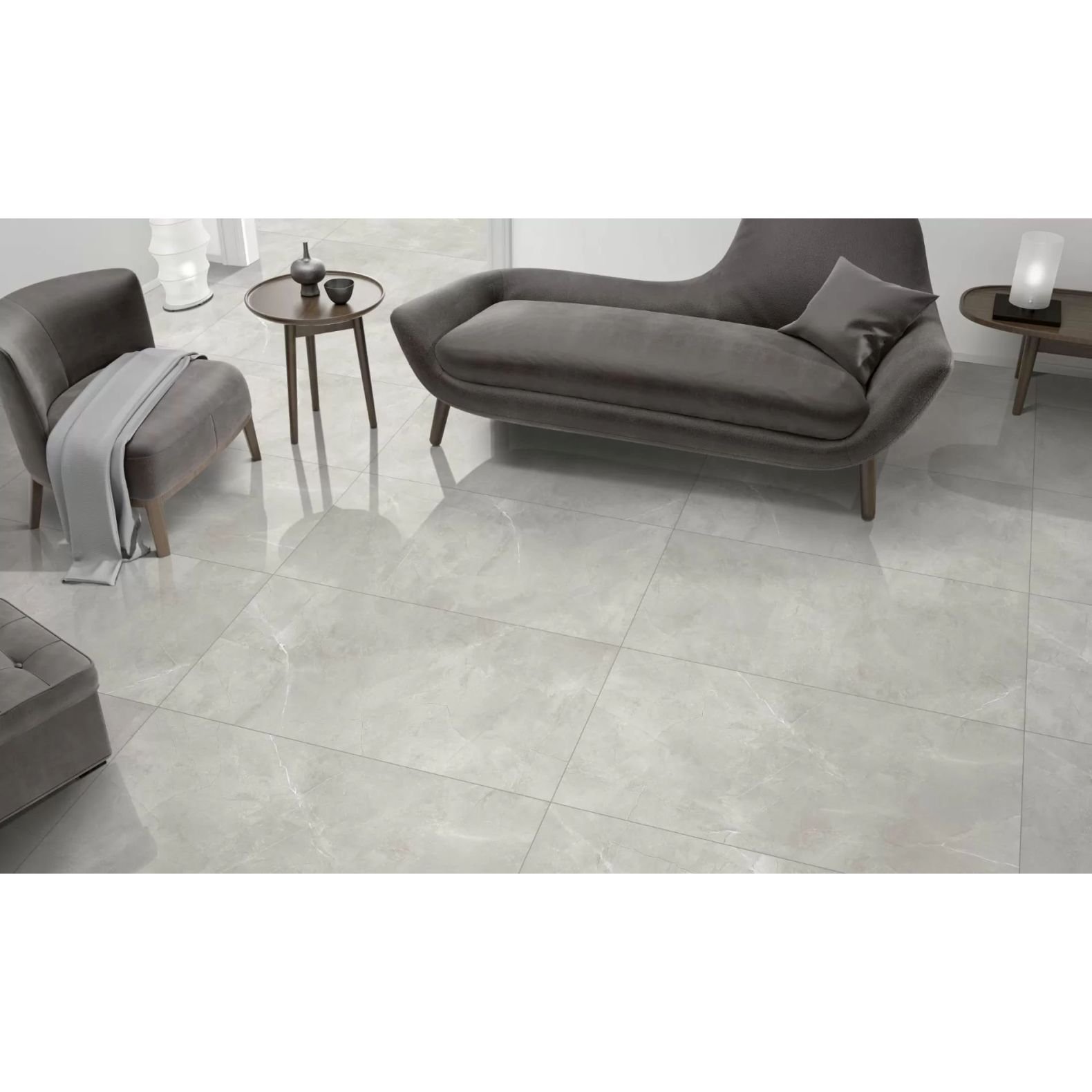 Керамогранит Bonton Ceramica (Бонтон Керамика) Alcor Silver Polished 60х120 см
