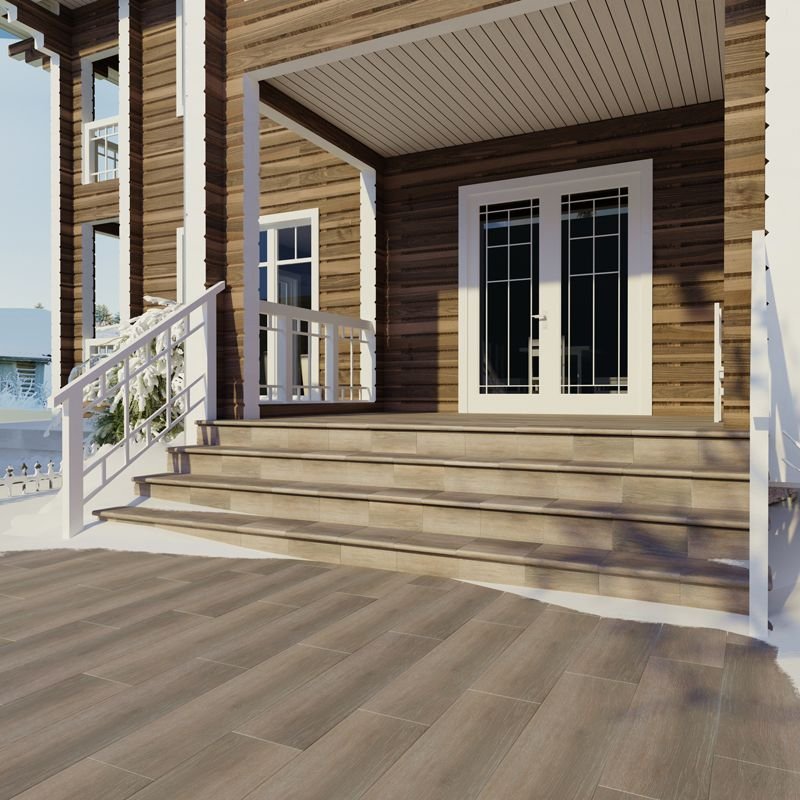 Угловая ступень Exagres (Ексагрес) Cartabon Forest Moka 33х33х4 см С0003297