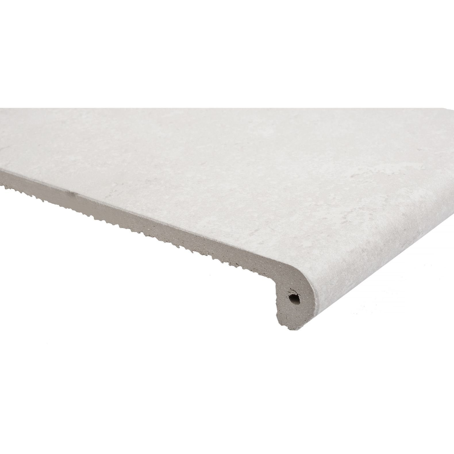 Фронтальная ступень Exagres (Ексагрес) Peldano Manhattan White 33х24,5х4 см С0002667
