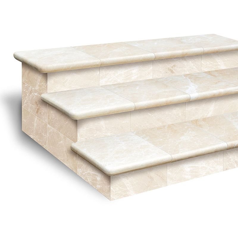 Фронтальная ступень Exagres (Ексагрес) Peldano Nevada Limestone 33х33х4 см С0005533