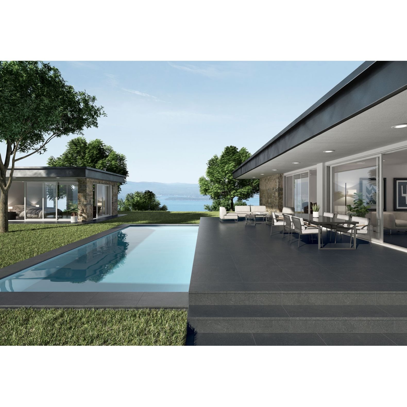 Фронтальная ступень Exagres (Ексагрес) Peldano Retro Milan Marengo Antislip 33х33х3 см С0004023