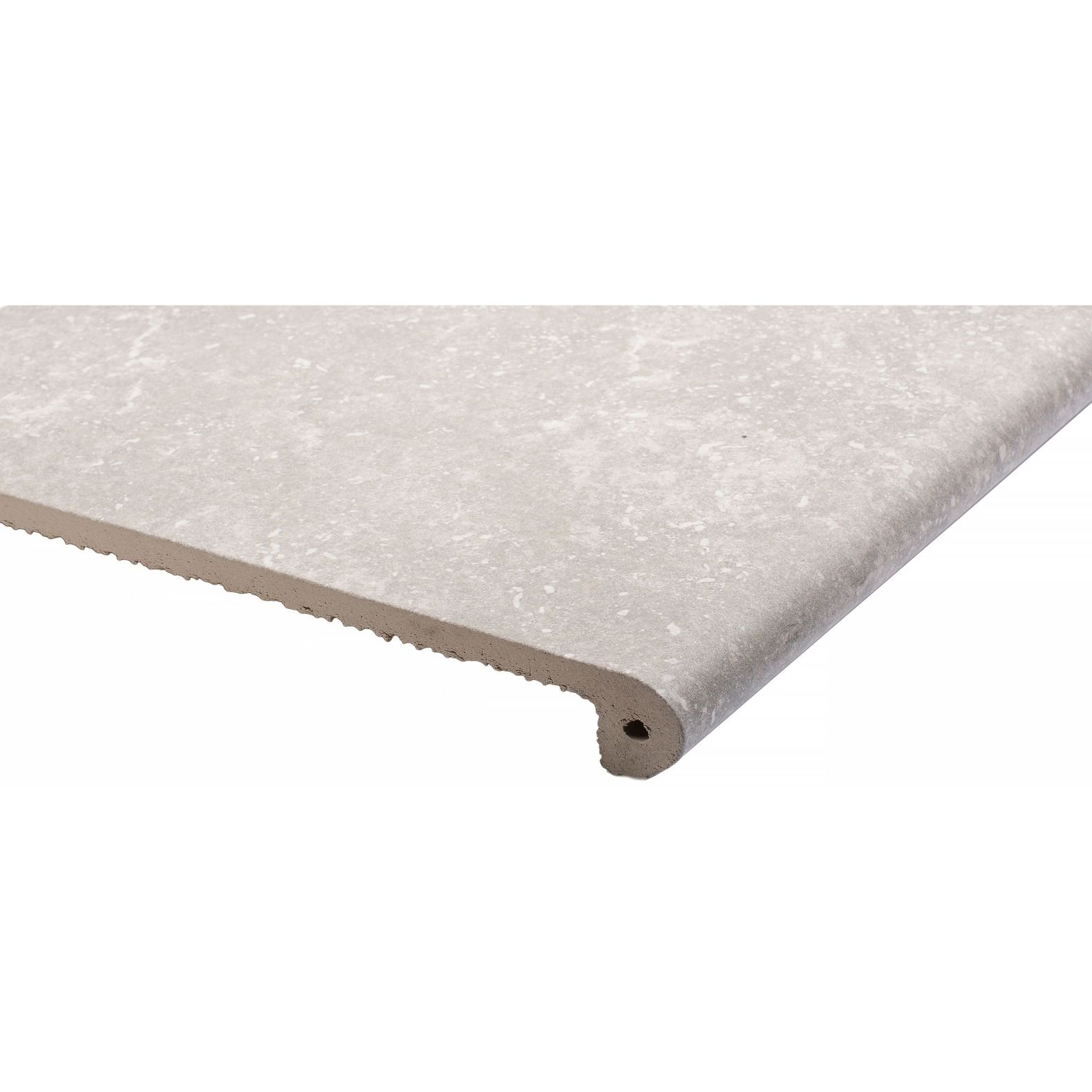 Фронтальная ступень Exagres (Ексагрес) Peldano Stone Gris 33х33х4 см С0005474