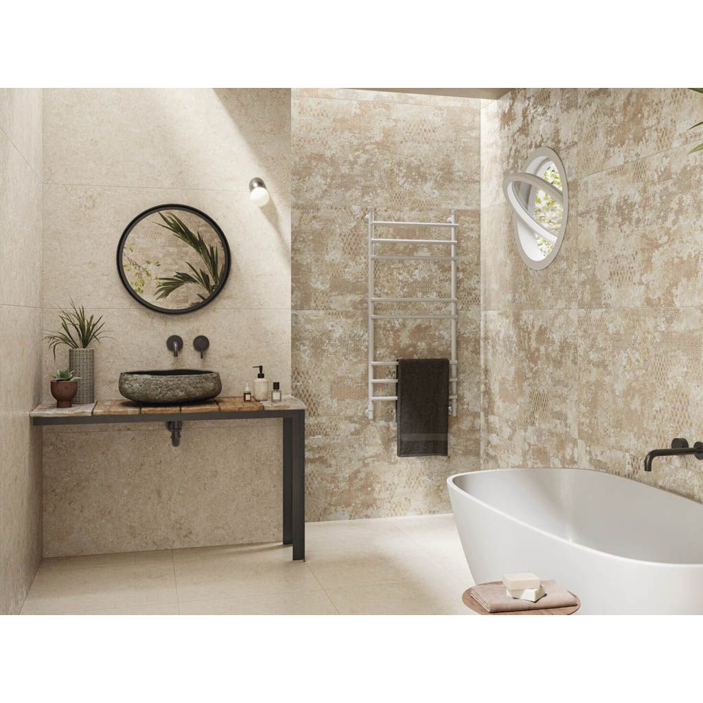 Керамогранит Naxos (Наксос) Mockup Ostuni Cream Nat.Ret. 60x120 см, 136897
