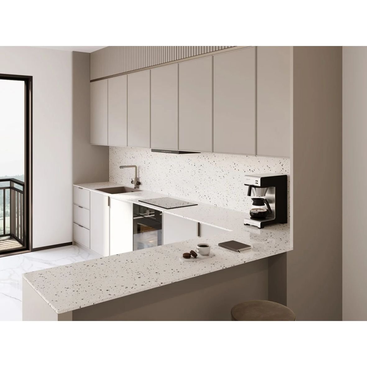 Слэб керамический Staro (Старо) Tech Polished Blast Day 80х240 см С0004950