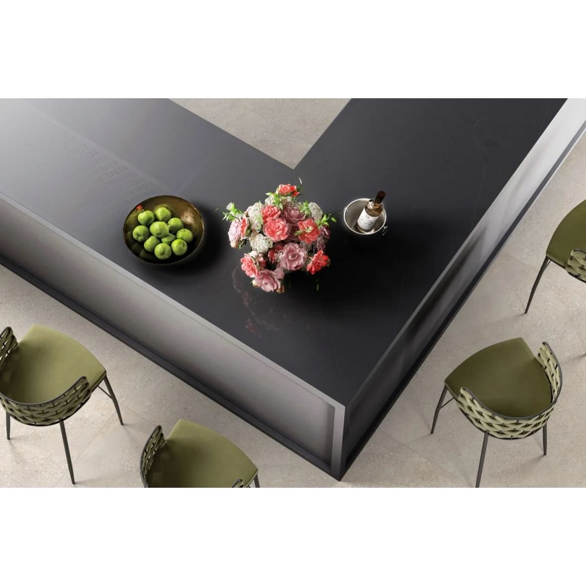 Слэб керамический Staro (Старо) Tech Polished Dark Grey 80х240 см С0004944