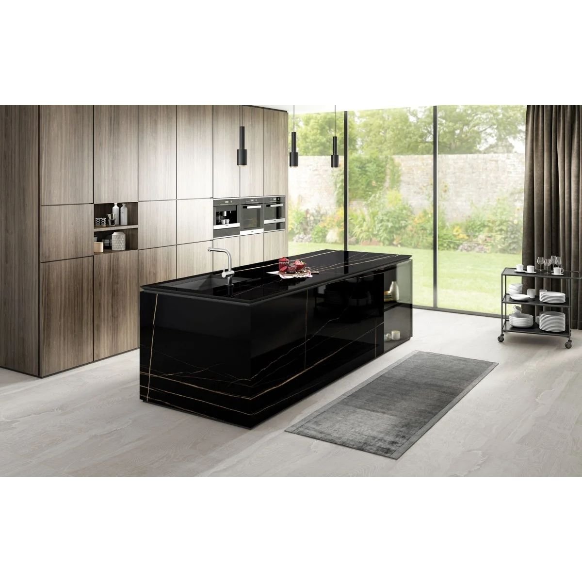 Слэб керамический Staro (Старо) Tech Polished Sahara Black 80х240 см С0004943