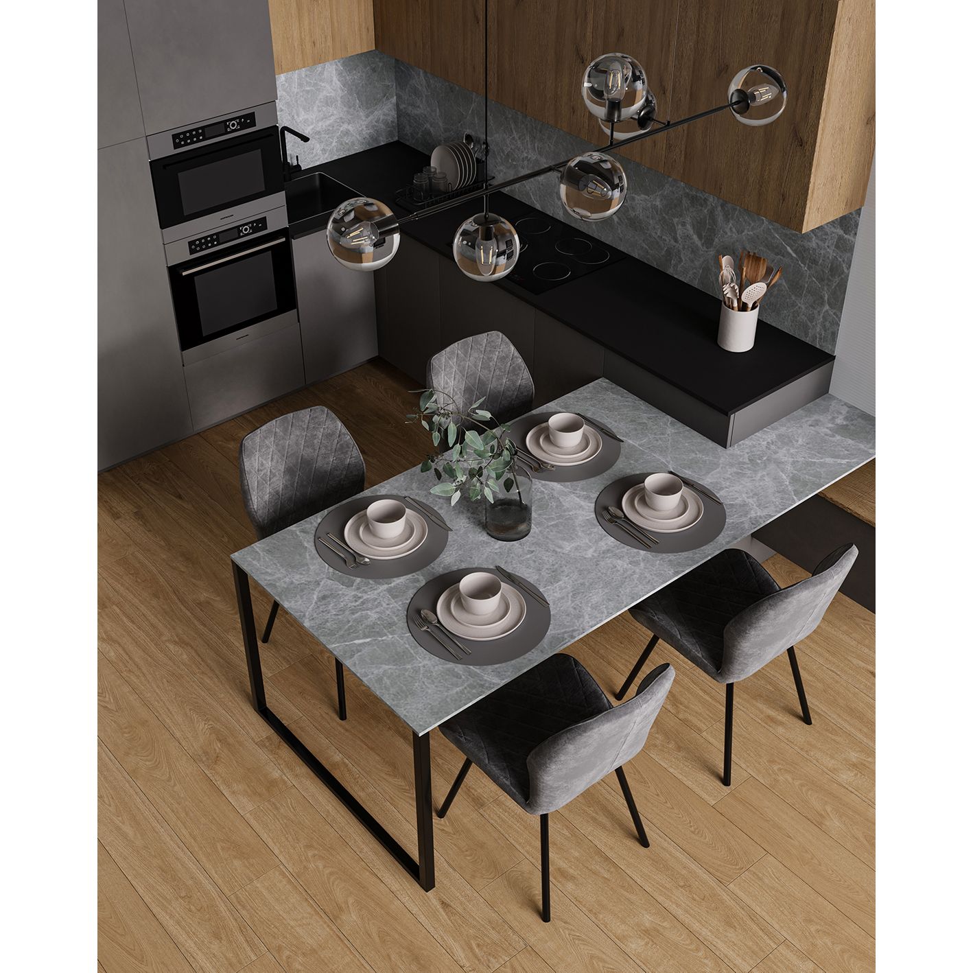 Слэб керамический StaroSlabs Agata Grey 3200х1600х12мм Matt