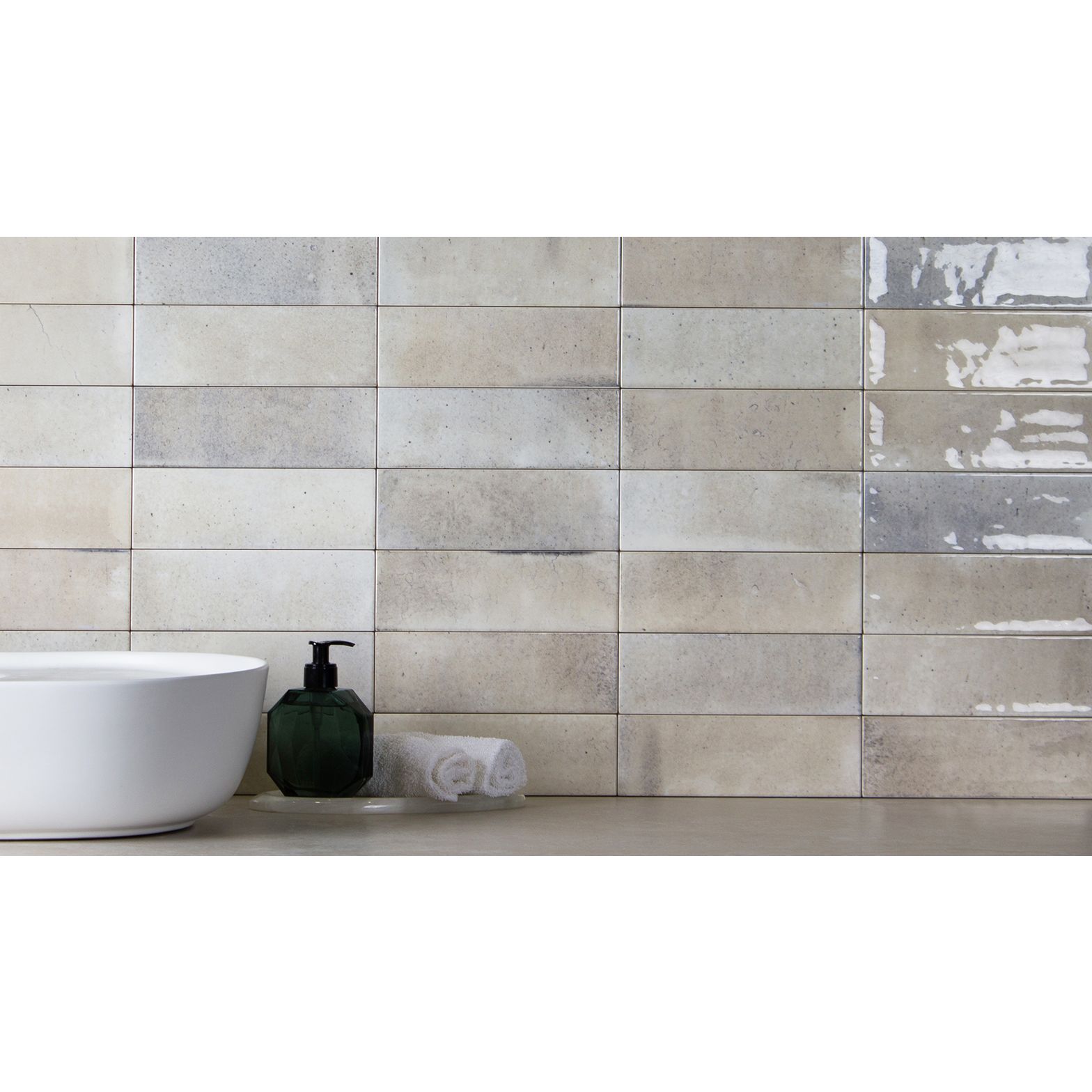 Керамическая плитка Staro (Старо) Smile Tile Jazz Cream 7.5x22.5 см