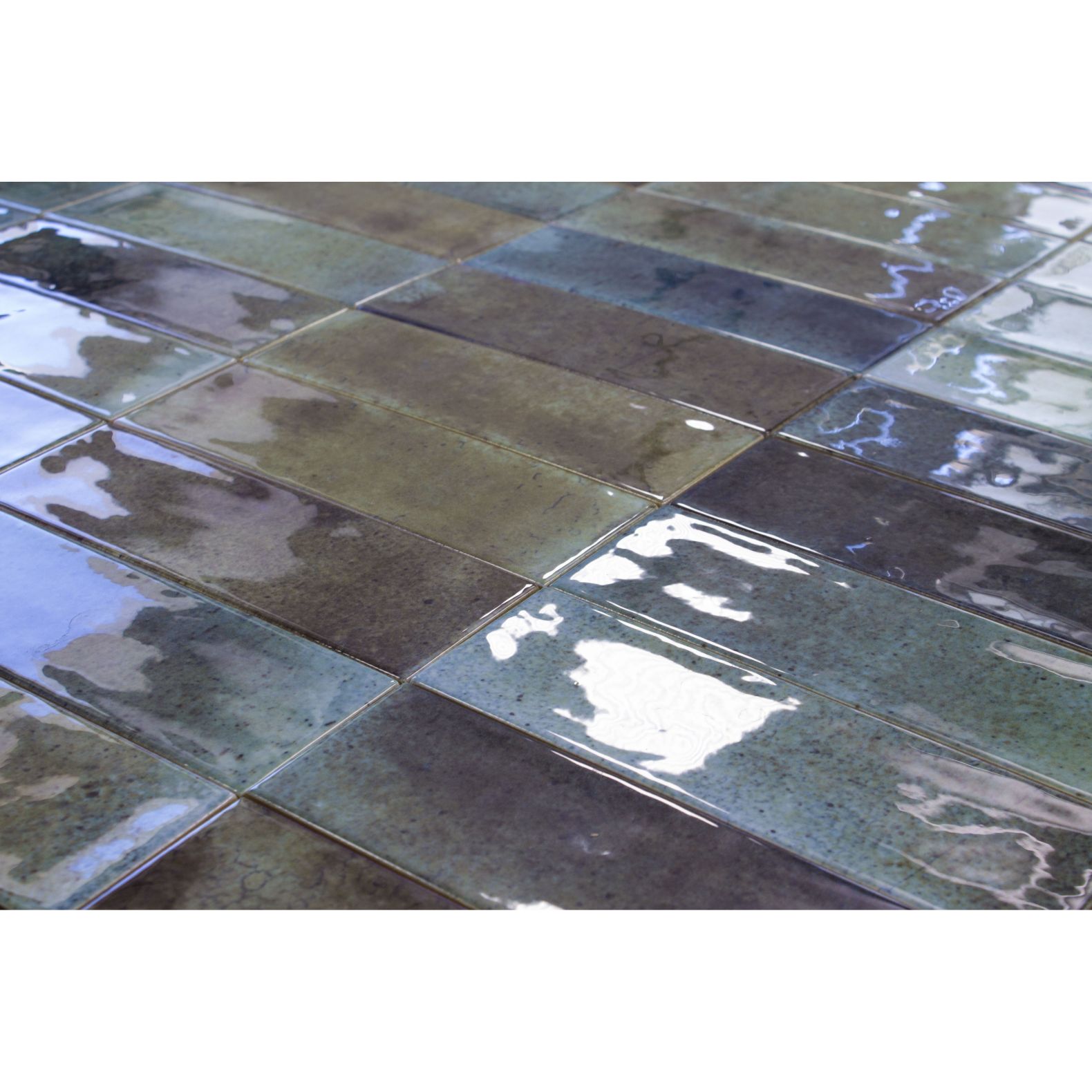 Керамическая плитка Staro (Старо) Smile Tile Jazz Ocean Blue 7.5x22.5 см