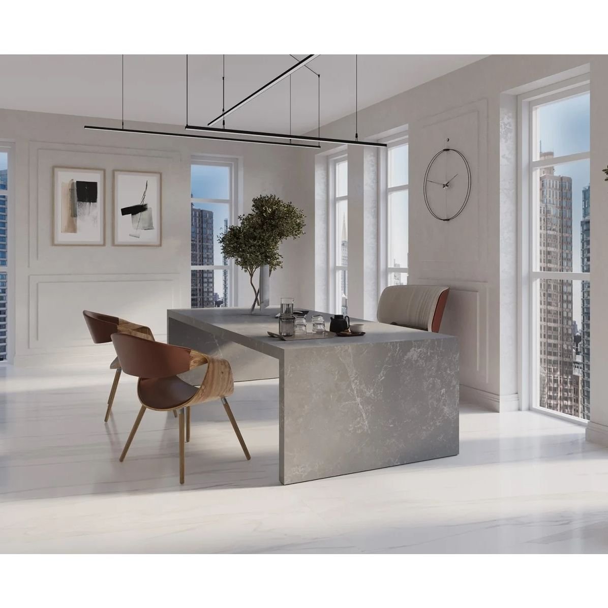 Керамогранит Staro (Старо) Dolmen Sahara Gris Microcid 120х280 см С0005685