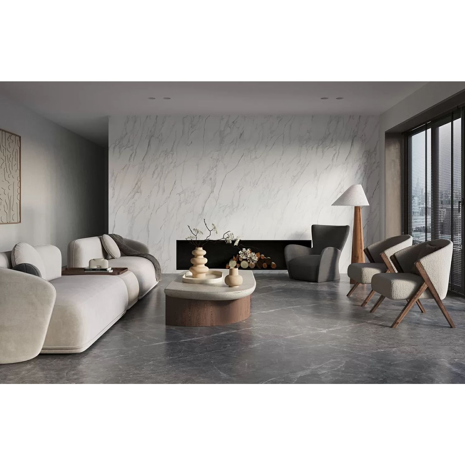 Керамогранит Staro (Старо) Manhattan White Elegance Polished 120х120 см С0005977