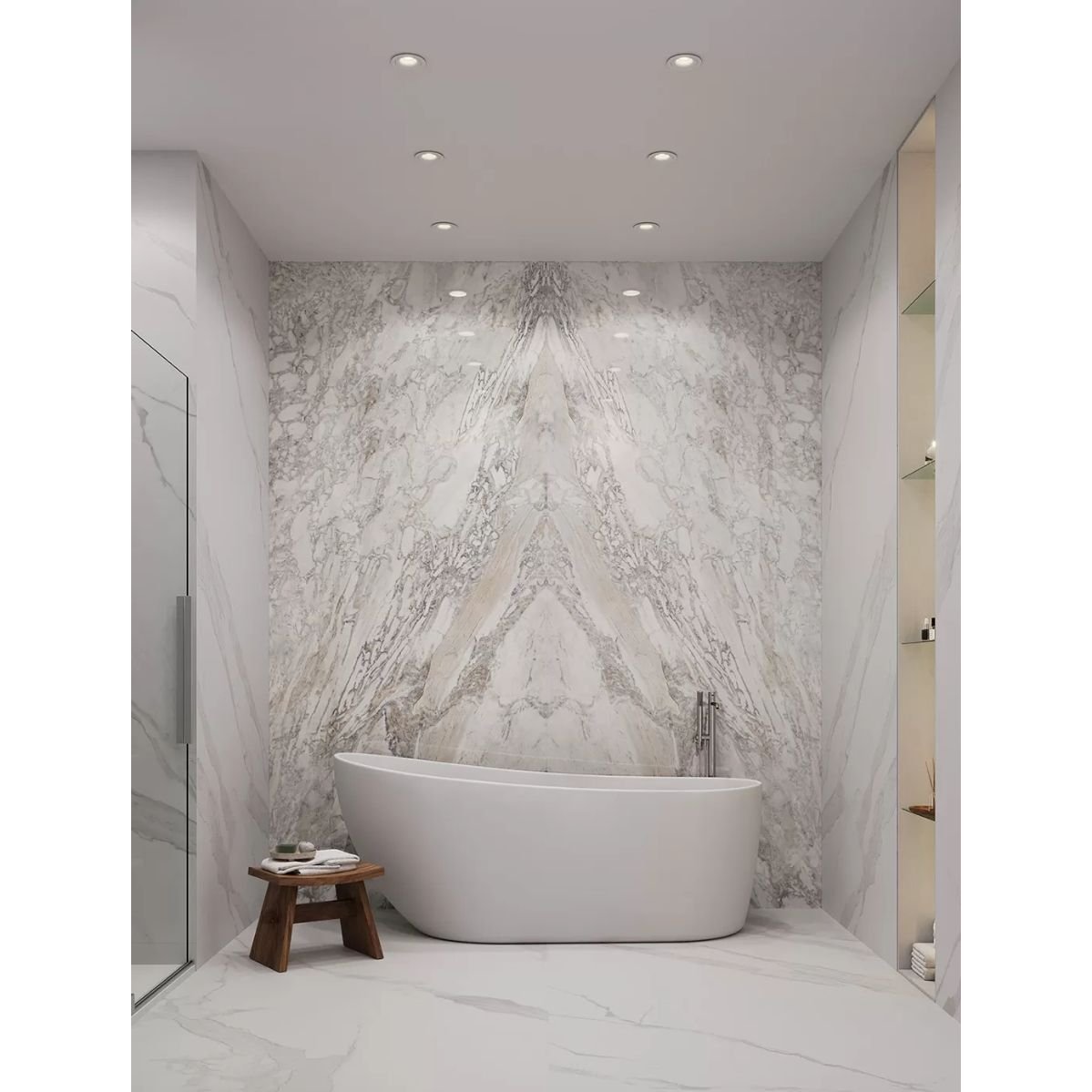 Керамогранит Staro (Старо) Manhattan White Elegance Polished 120х120 см С0005977