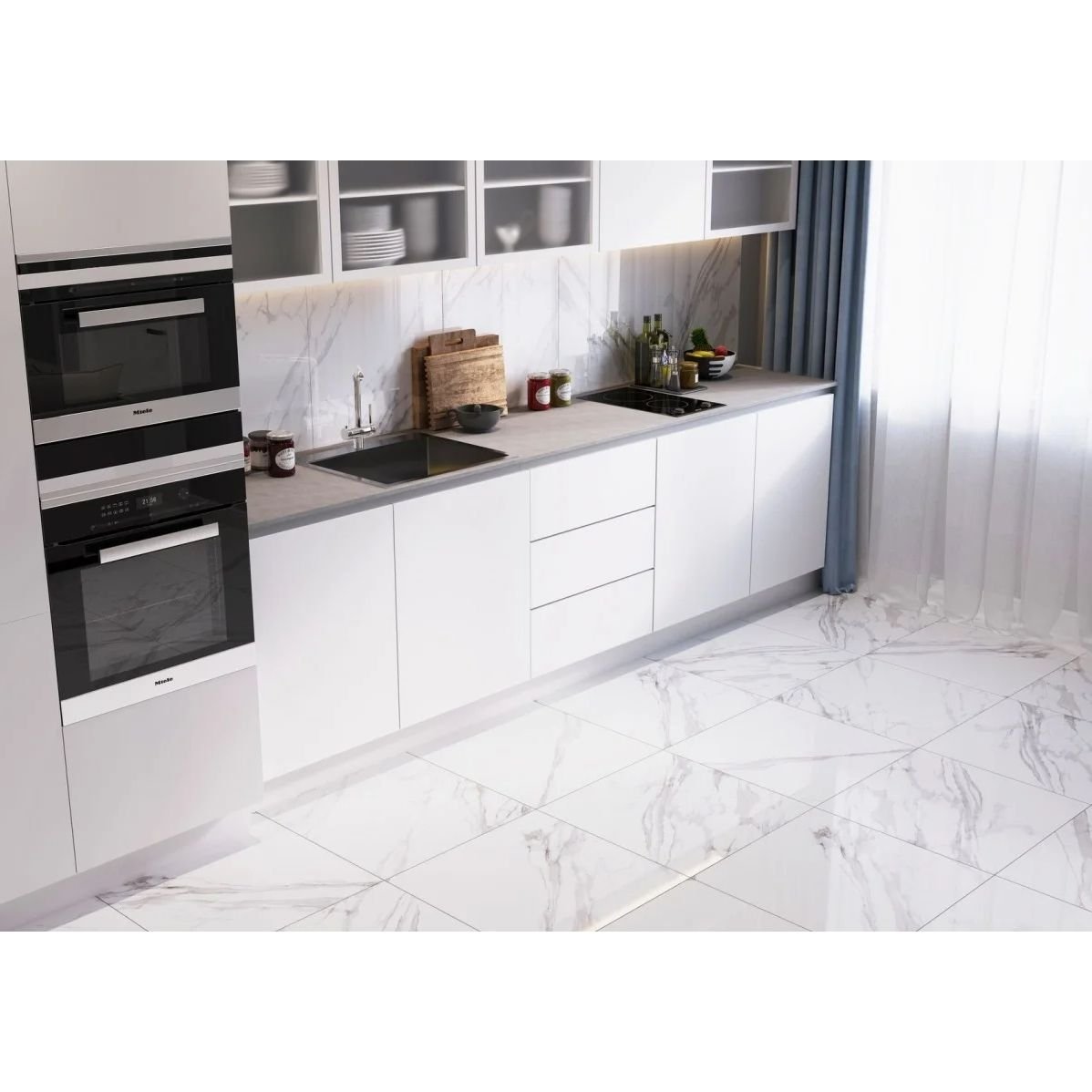 Керамогранит Staro (Старо) Oasis Remix Statuario Polished 60х60 см С0003340