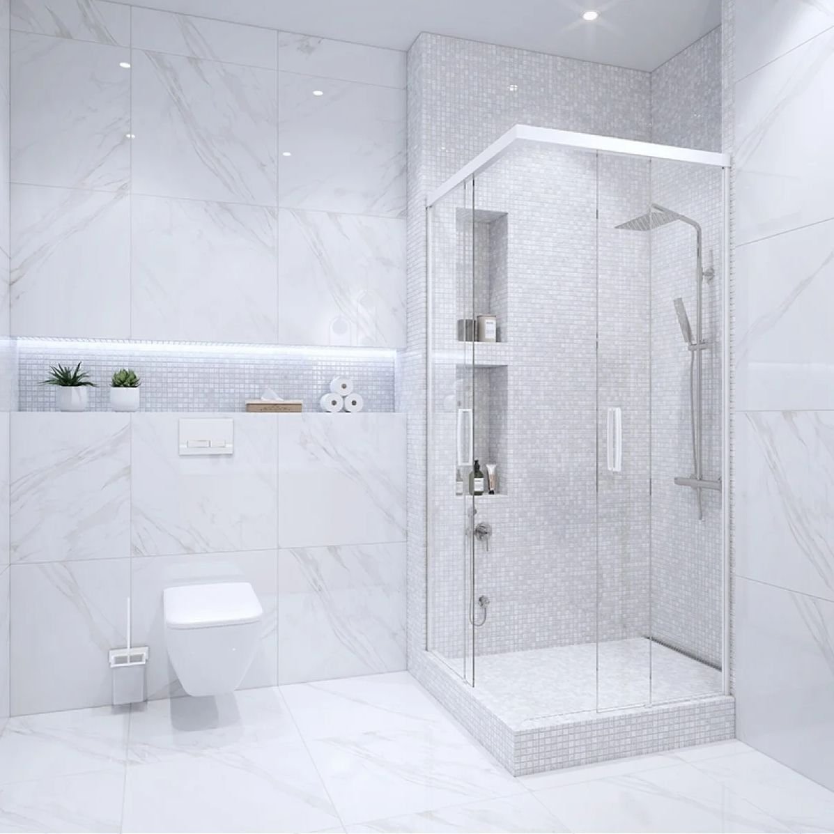 Керамогранит Staro (Старо) Oasis Remix Statuario Polished 60х60 см С0003340