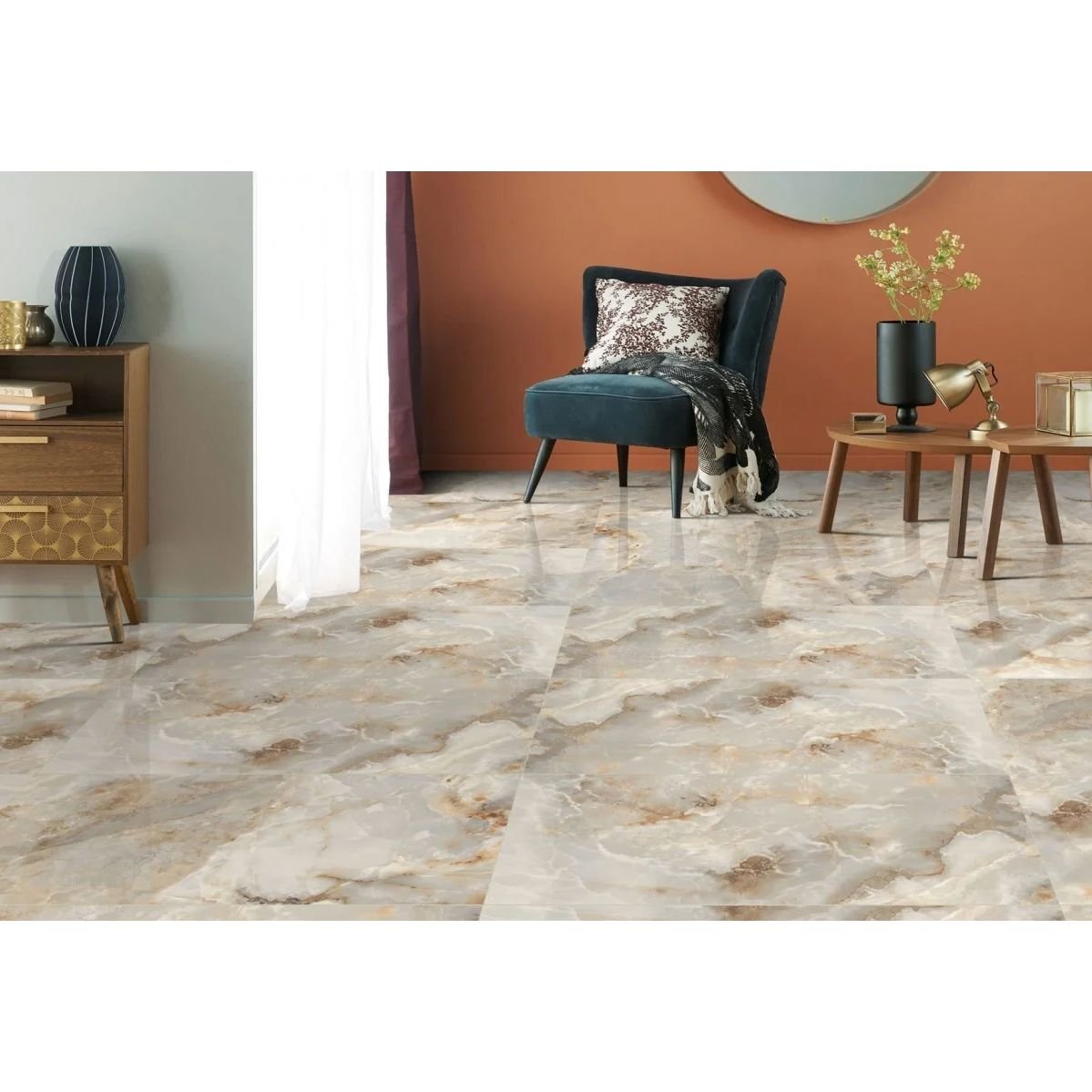 Керамогранит Staro (Старо) Palacio Nestle Beige Polished 60х120 см С0003697