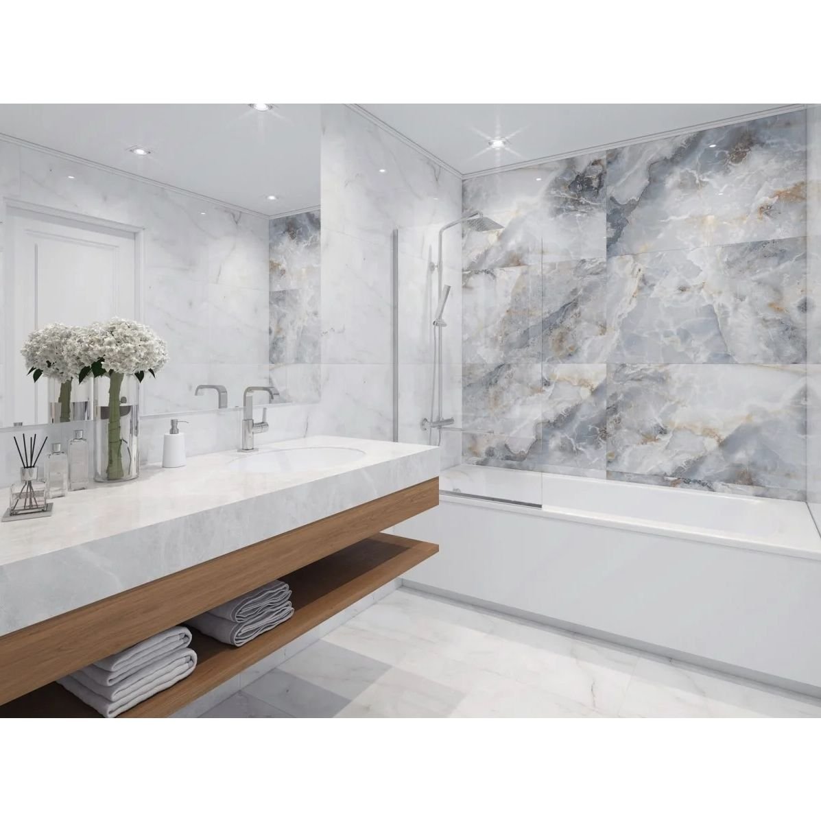 Керамогранит Staro (Старо) Palacio Nestle Sky Polished 60х120 см С0004053