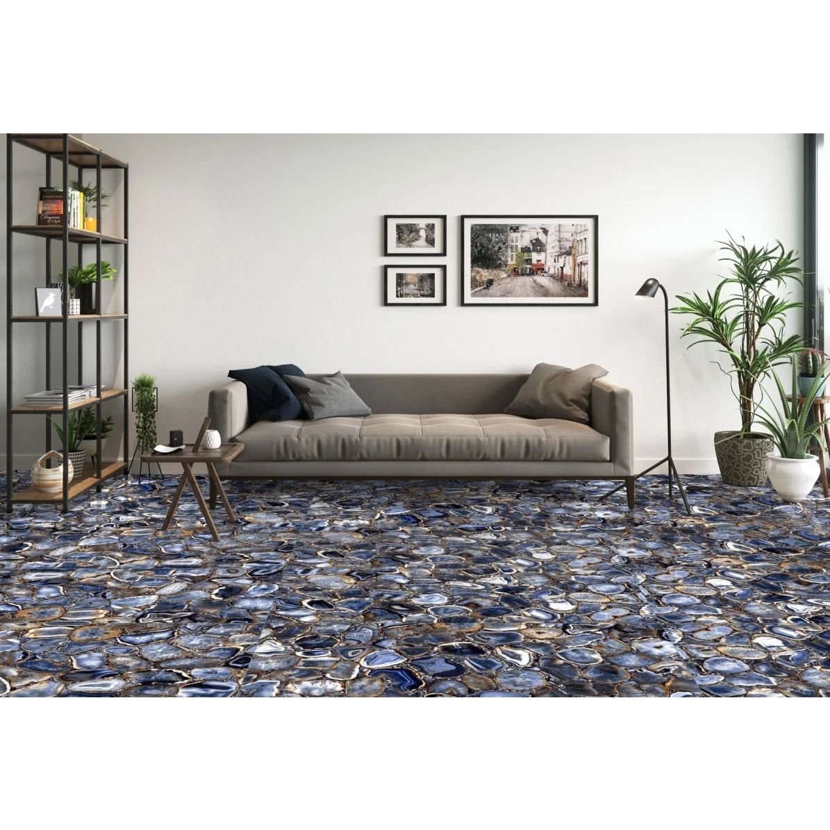 Керамогранит Staro (Старо) Palacio Rock Azul High Gloss 60х120 см, глянцевый С0004352