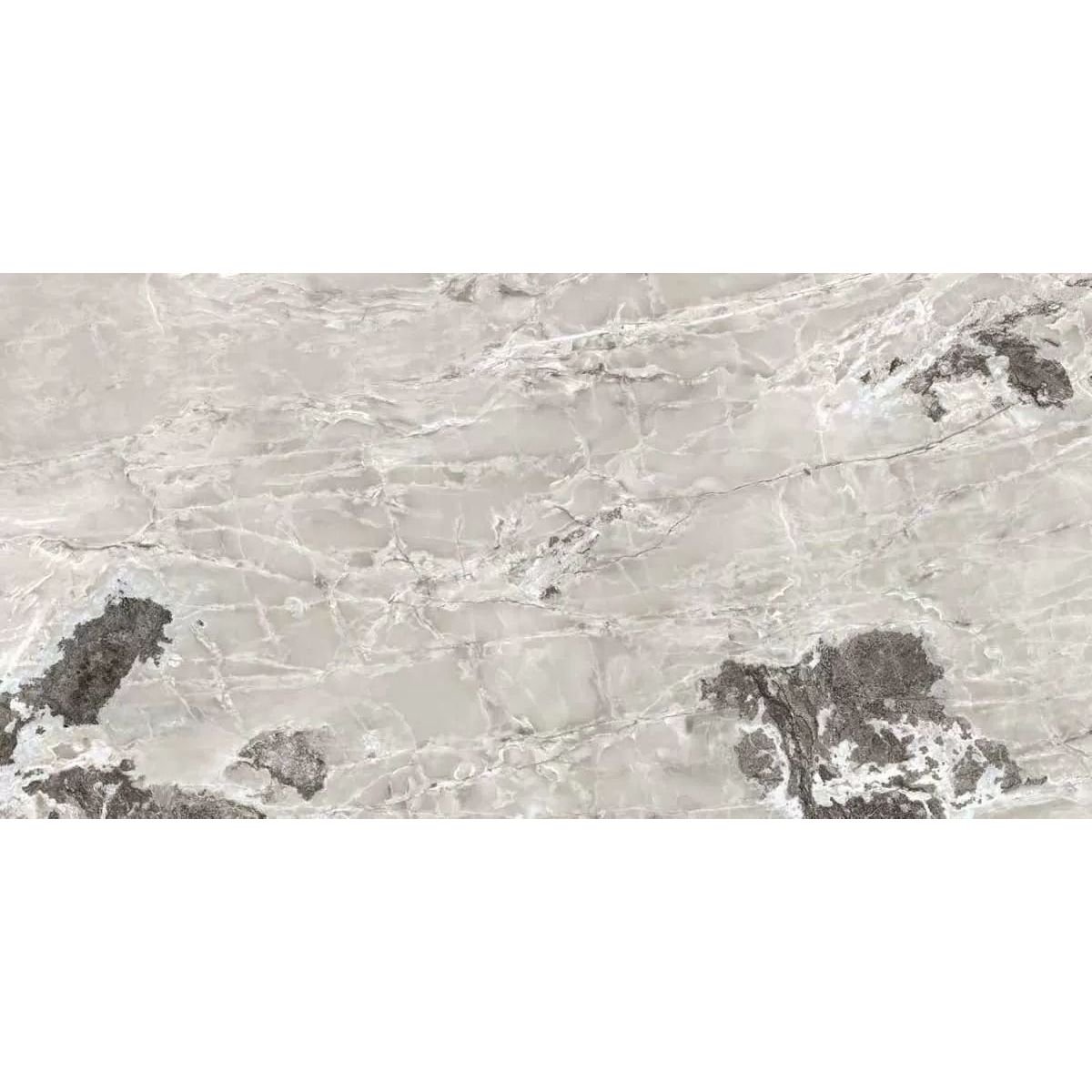 Керамогранит Casa dolce casa (Казе дольче каза) Onyx and more silver blend satin 60х120 см (765462)