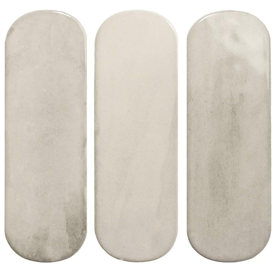 Керамическая плитка DNA Tiles (ДНА Тайлс) Calema Oval Cloud 5.2x16 см, 136321