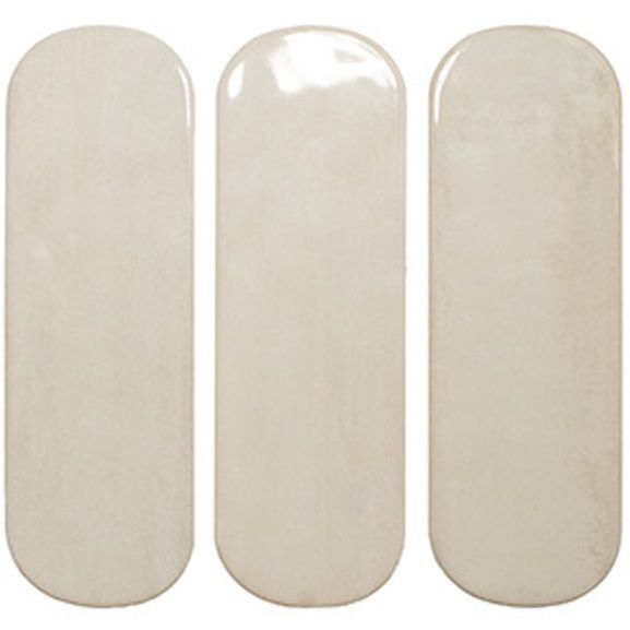 Керамическая плитка DNA Tiles (ДНА Тайлс) Calema Oval Greige 5.2x16 см, 136322