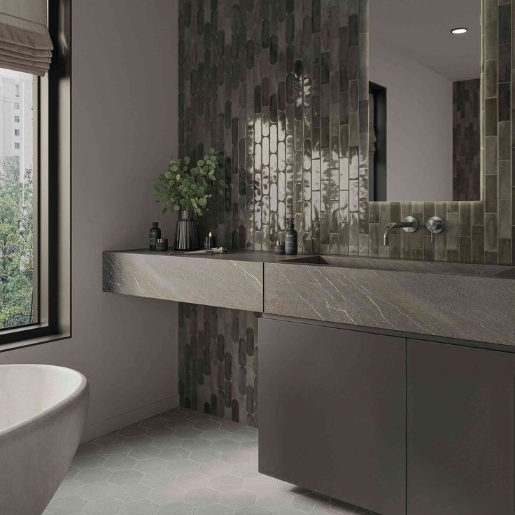 Керамическая плитка DNA Tiles (ДНА Тайлс) Calema Shadow 5.2x16 см, 136542