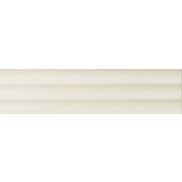 Керамическая плитка DNA Tiles (ДНА Тайлс) Match Curved Chalk Matt 6.25x25 см, 130857
