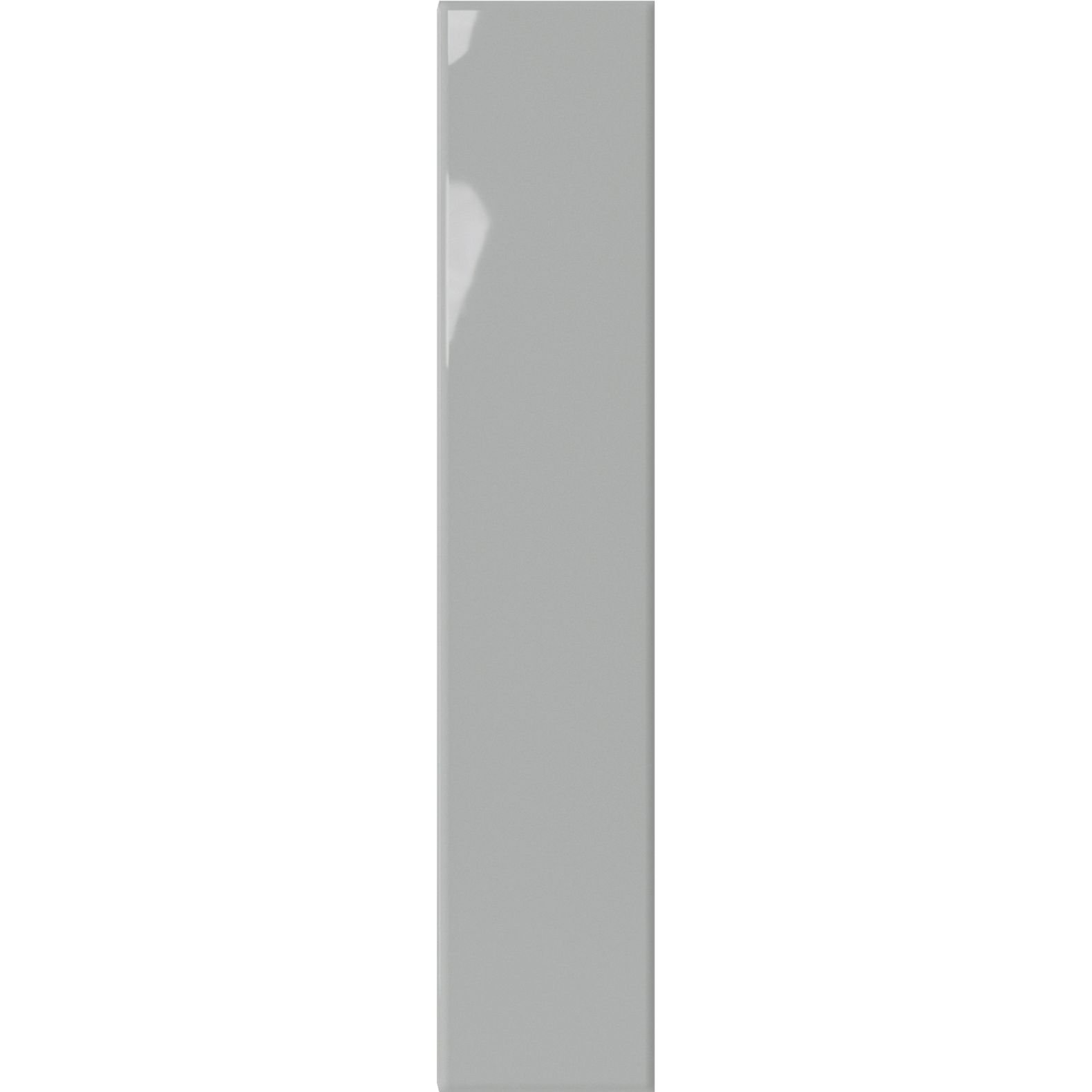 Керамическая плитка DNA Tiles (ДНА Тайлс) Plinto Grey Gloss 10,7х54,2 см, глянцевая (78803276)
